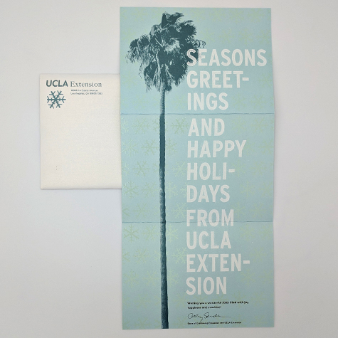 UCLA Extension Holiday Card Tyler Staines